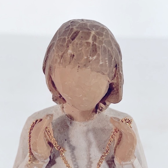 Willow Tree Truly Golden 2008 Susan Lordi Angel Hand-Painted Resin Figurine - Picture 4 of 12